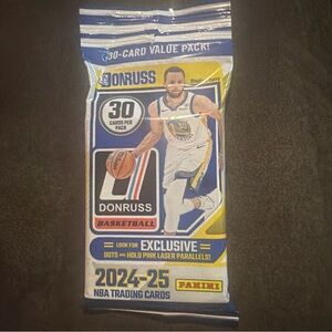 2024-25 Panini Donruss Basketball Jumbo Value Cello Fat Pack (30 Cards) Rookies!